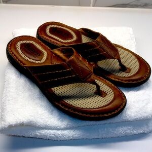 Born Mens Flip Flop Sandals, Size 12